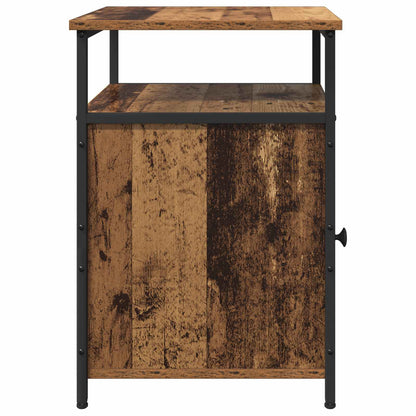vidaXL Bedside Cabinet 2 pcs Old wood Engineered Wood