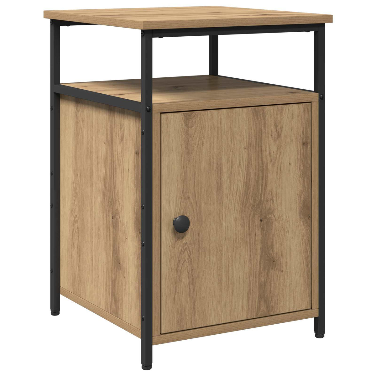 vidaXL Bedside Cabinet 2 pcs Artisan oak Engineered Wood