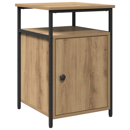 vidaXL Bedside Cabinet 2 pcs Artisan oak Engineered Wood