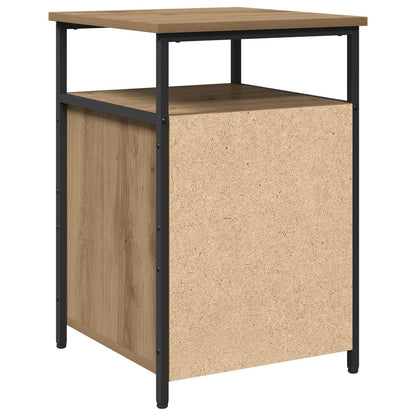 vidaXL Bedside Cabinet 2 pcs Artisan oak Engineered Wood