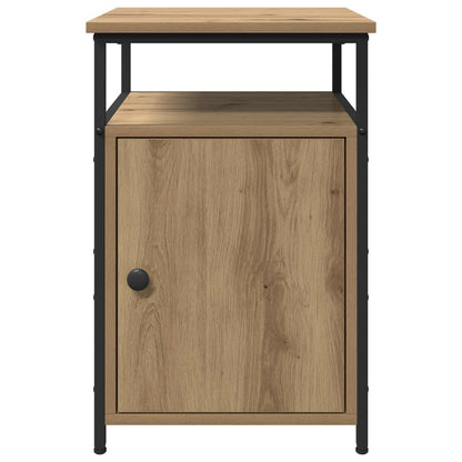 vidaXL Bedside Cabinet 2 pcs Artisan oak Engineered Wood