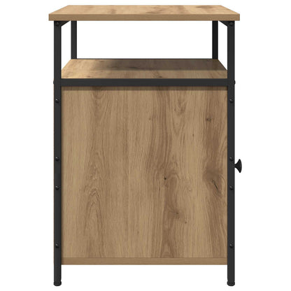 vidaXL Bedside Cabinet 2 pcs Artisan oak Engineered Wood