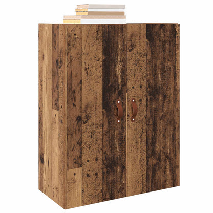 vidaXL Wall Cabinet Old Wood 69.5 x 34 x 90 cm Engineered Wood