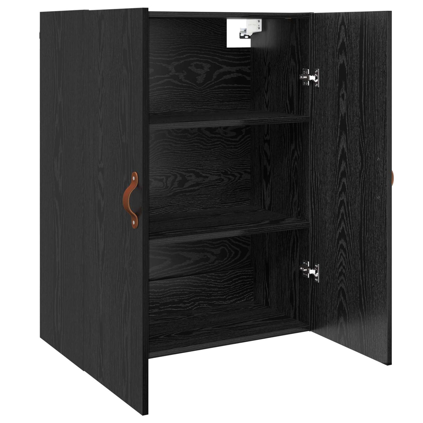 vidaXL Wall Cabinet Black Oak 69.5 x 34 x 90 cm Engineered Wood