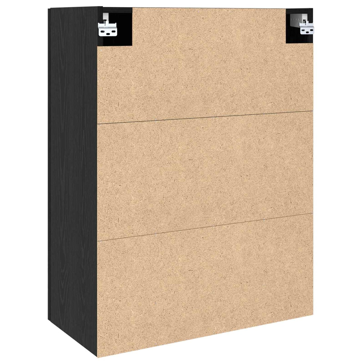vidaXL Wall Cabinet Black Oak 69.5 x 34 x 90 cm Engineered Wood