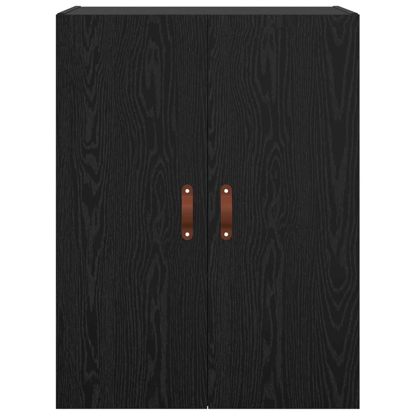 vidaXL Wall Cabinet Black Oak 69.5 x 34 x 90 cm Engineered Wood