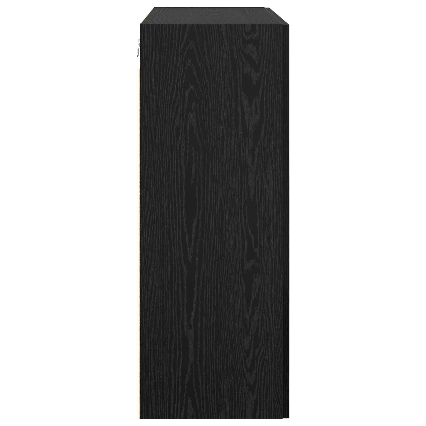 vidaXL Wall Cabinet Black Oak 69.5 x 34 x 90 cm Engineered Wood