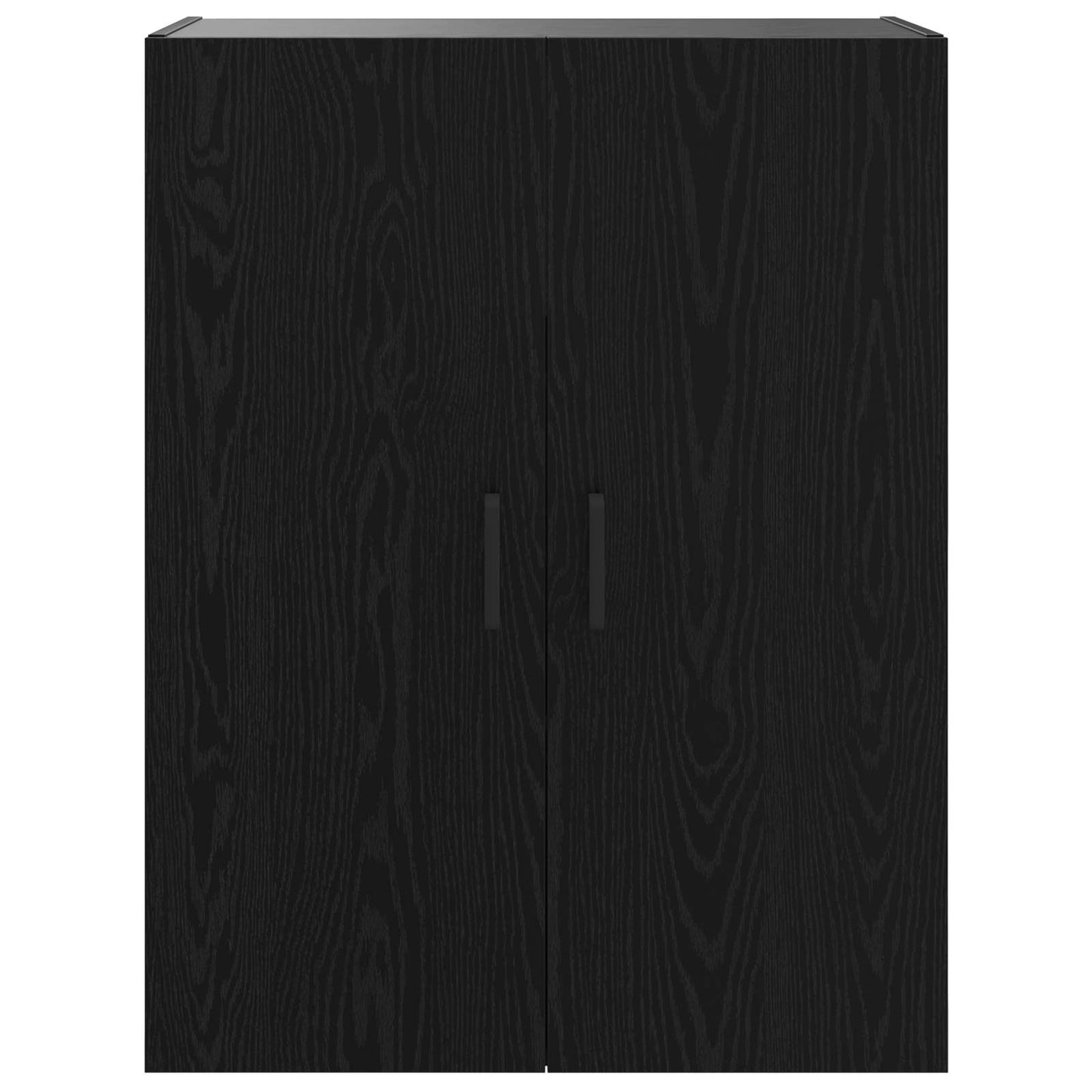 vidaXL Wall Cabinet Black Oak 69.5 x 34 x 90 cm Engineered Wood