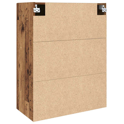 vidaXL Wall Cabinet Old Wood 69.5 x 34 x 90 cm Engineered Wood
