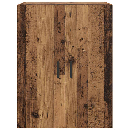 vidaXL Wall Cabinet Old Wood 69.5 x 34 x 90 cm Engineered Wood