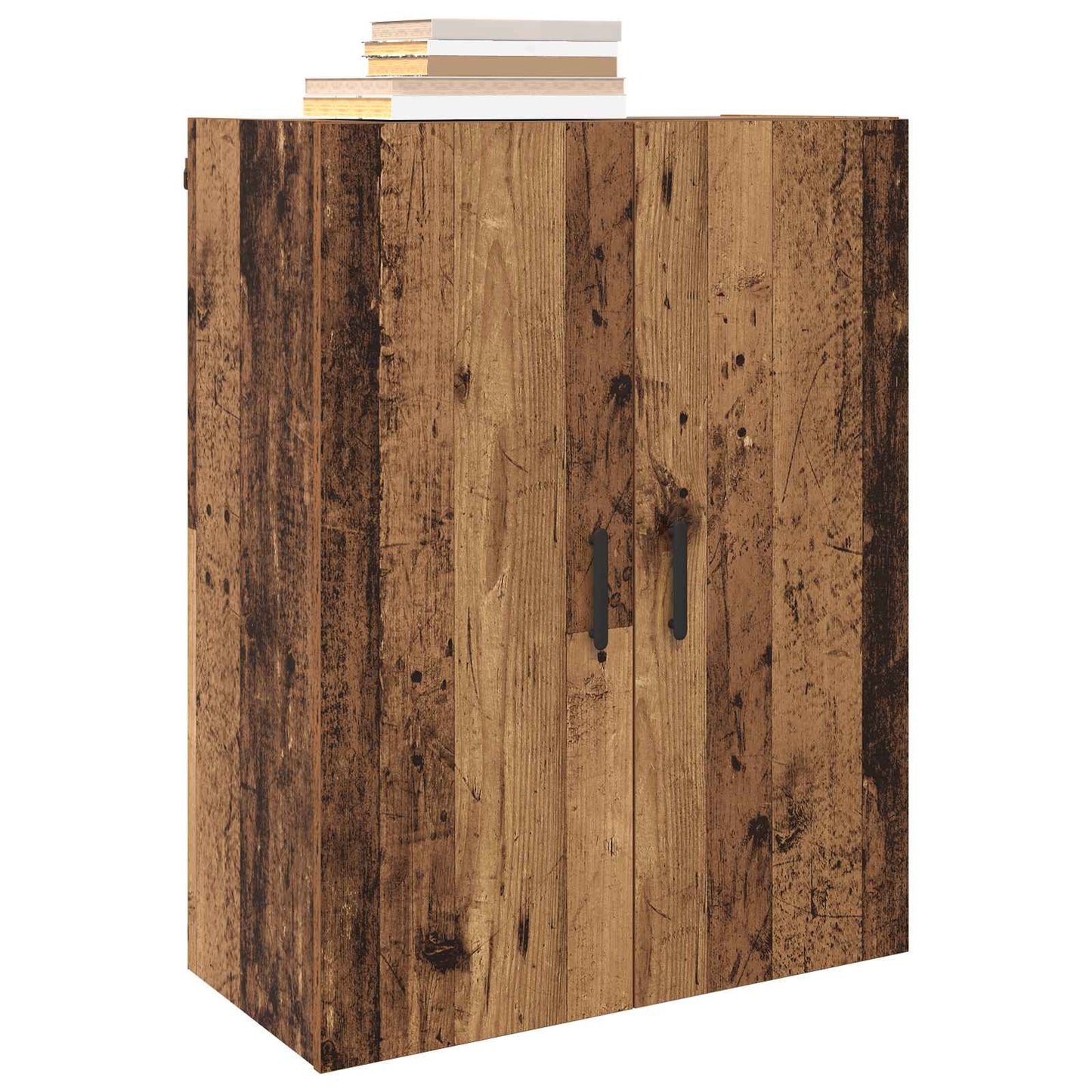 vidaXL Wall Cabinet Old Wood 69.5 x 34 x 90 cm Engineered Wood