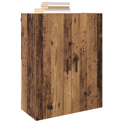 vidaXL Wall Cabinet Old Wood 69.5 x 34 x 90 cm Engineered Wood