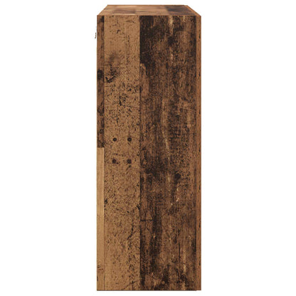 vidaXL Wall Cabinet Old Wood 69.5 x 34 x 90 cm Engineered Wood