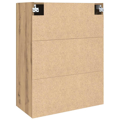 vidaXL Wall Cabinet Artisan Oak 69.5 x 34 x 90 cm Engineered Wood