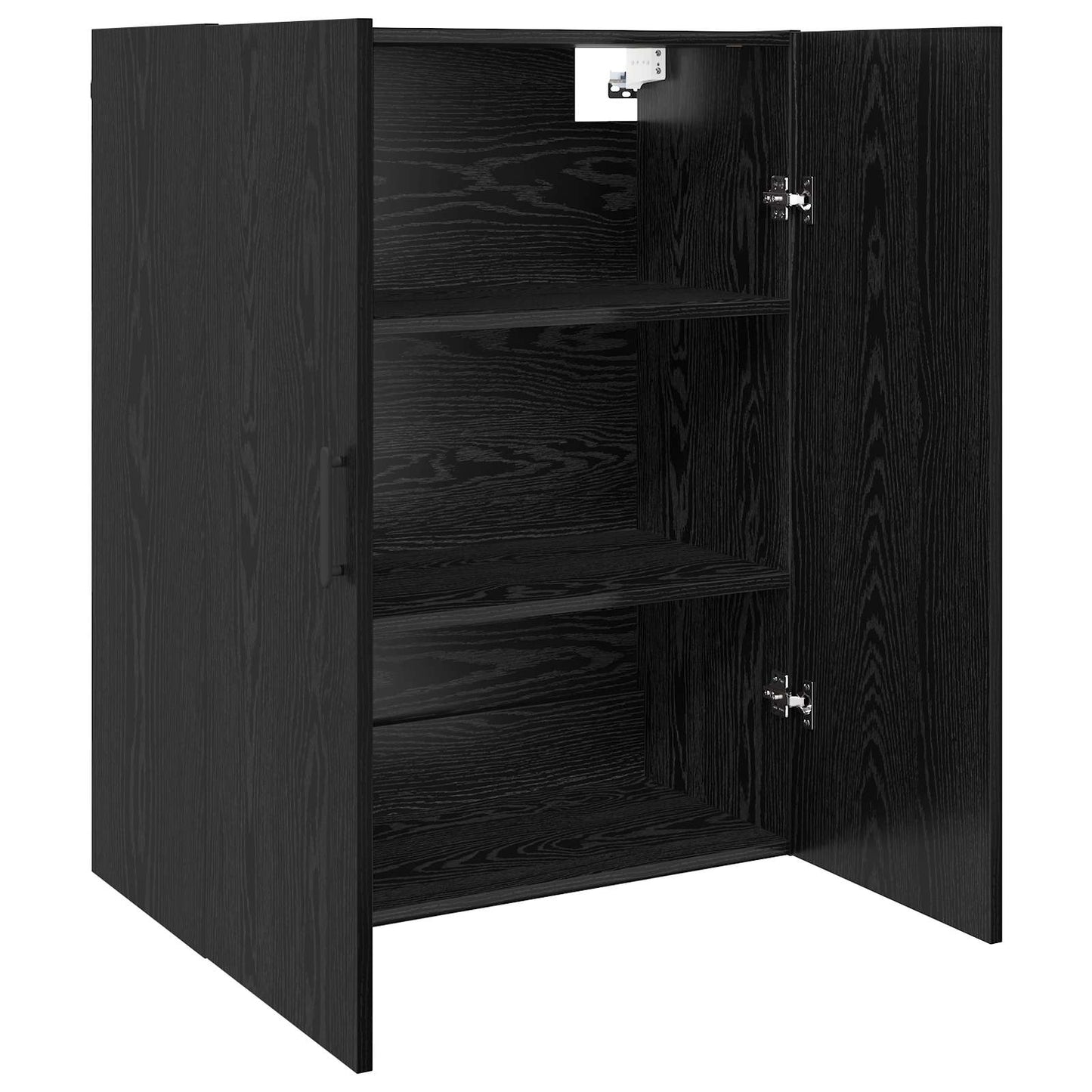 vidaXL Wall Cabinet Black Oak 69.5 x 34 x 90 cm Engineered Wood