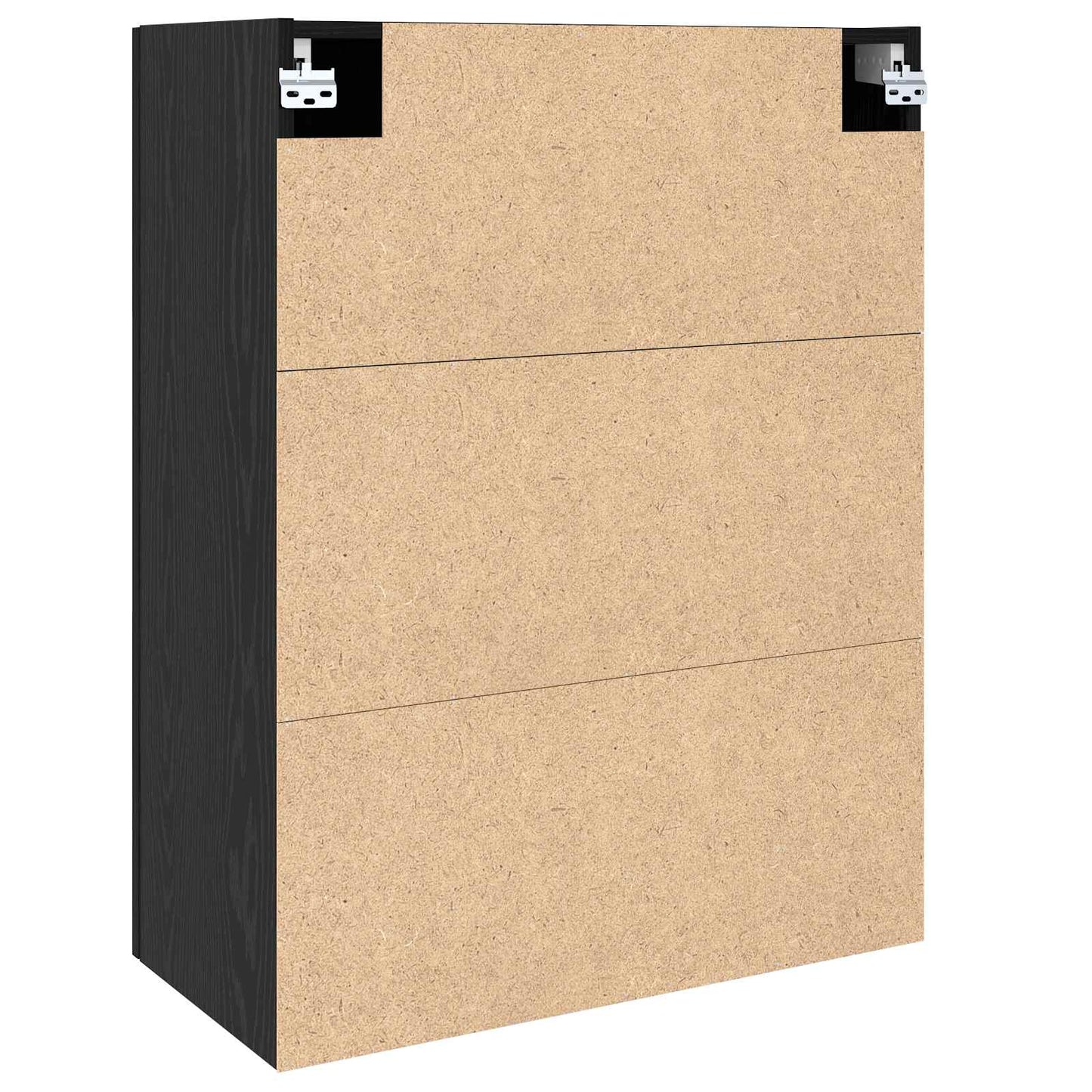 vidaXL Wall Cabinet Black Oak 69.5 x 34 x 90 cm Engineered Wood