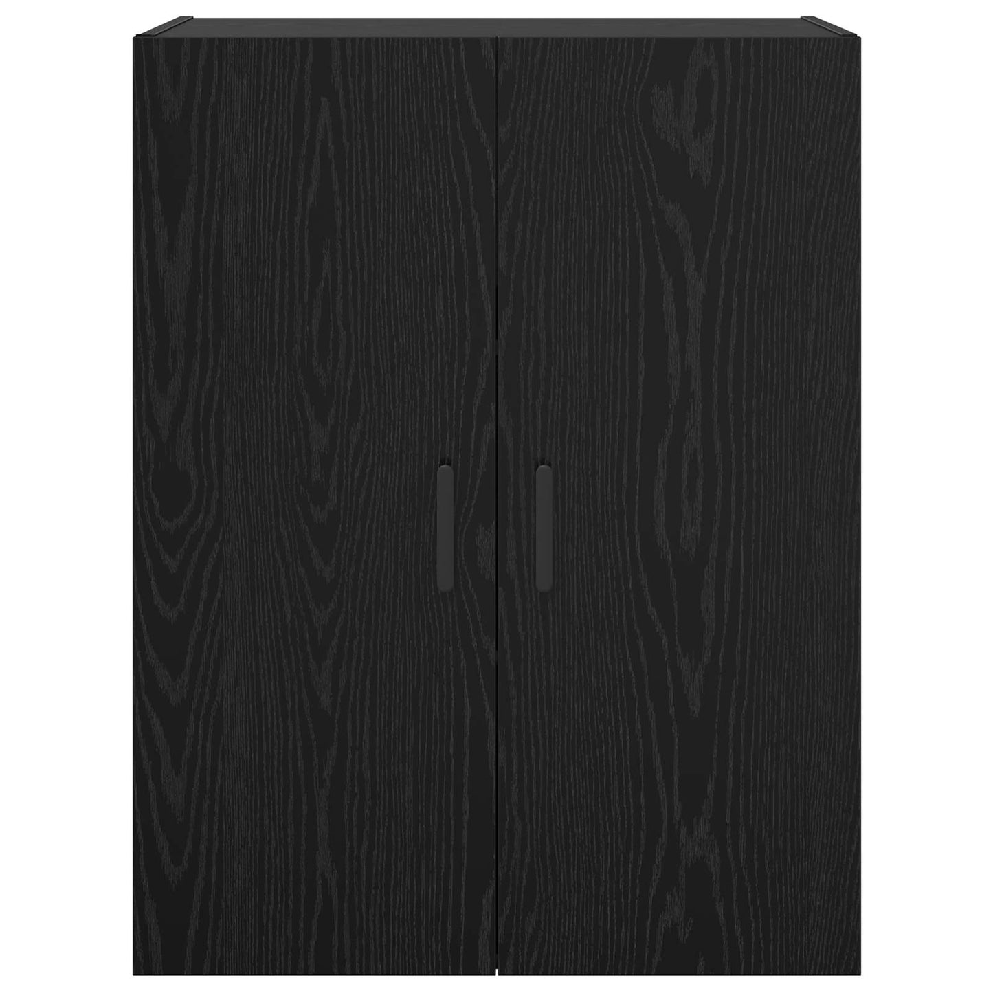 vidaXL Wall Cabinet Black Oak 69.5 x 34 x 90 cm Engineered Wood