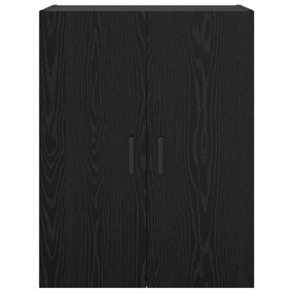 vidaXL Wall Cabinet Black Oak 69.5 x 34 x 90 cm Engineered Wood