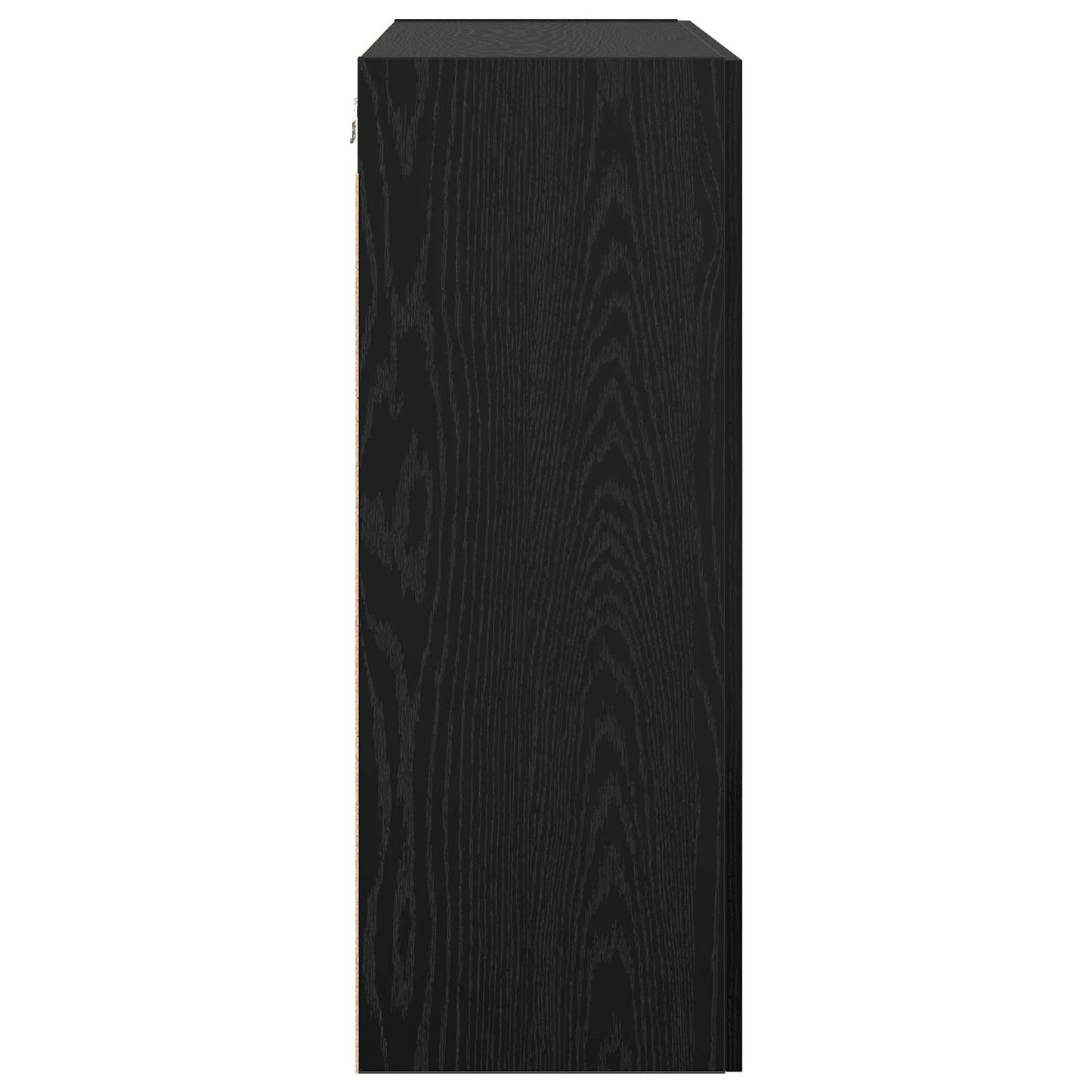 vidaXL Wall Cabinet Black Oak 69.5 x 34 x 90 cm Engineered Wood