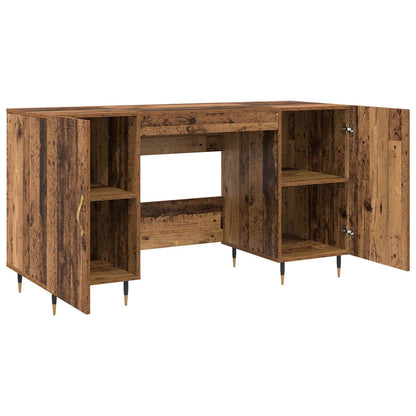 vidaXL Desk Old wood Engineered wood 140 x 50 x 75 cm