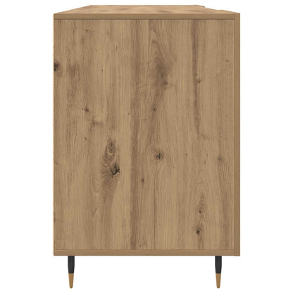 vidaXL Desk with Shelf Artisan oak 140 x 50 x 75 cm Engineered wood