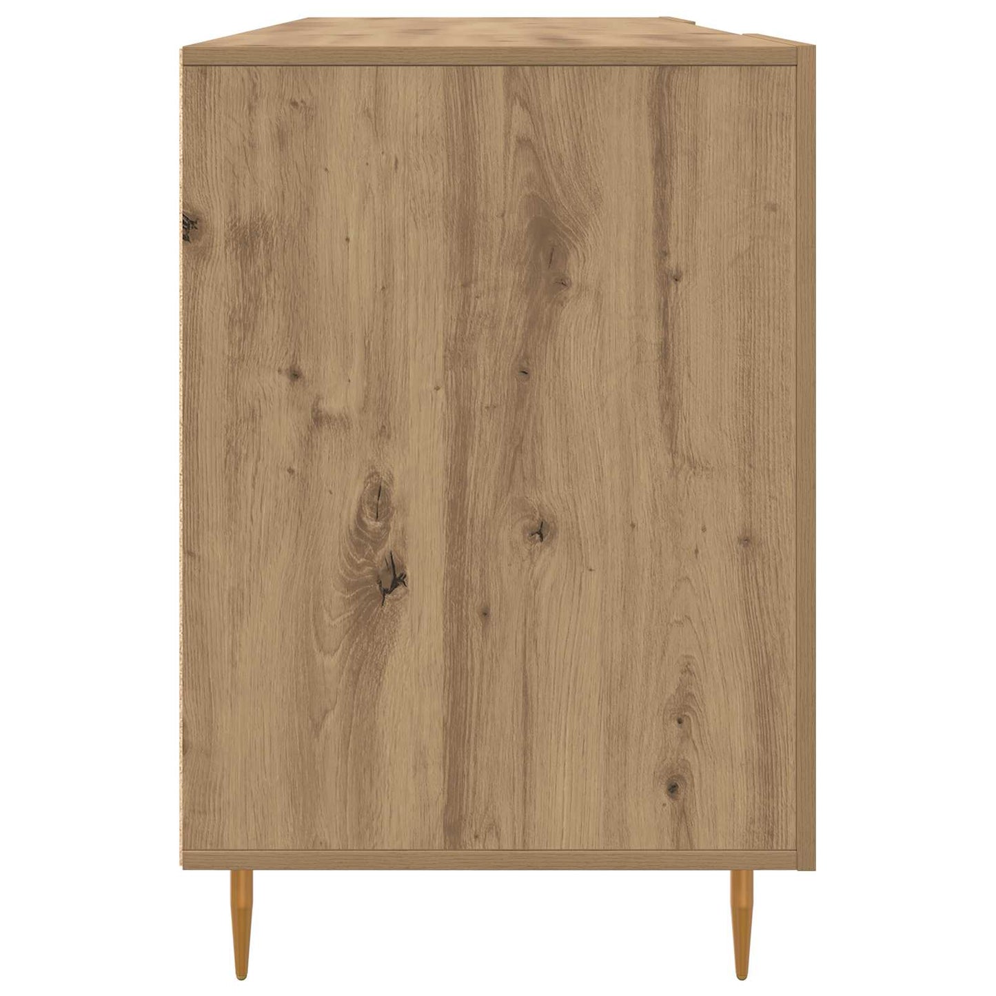 vidaXL Desk with Shelf Artisan oak 140 x 50 x 75 cm Engineered wood