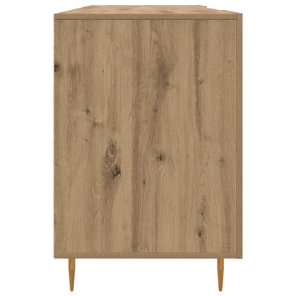 vidaXL Desk with Shelf Artisan oak 140 x 50 x 75 cm Engineered wood