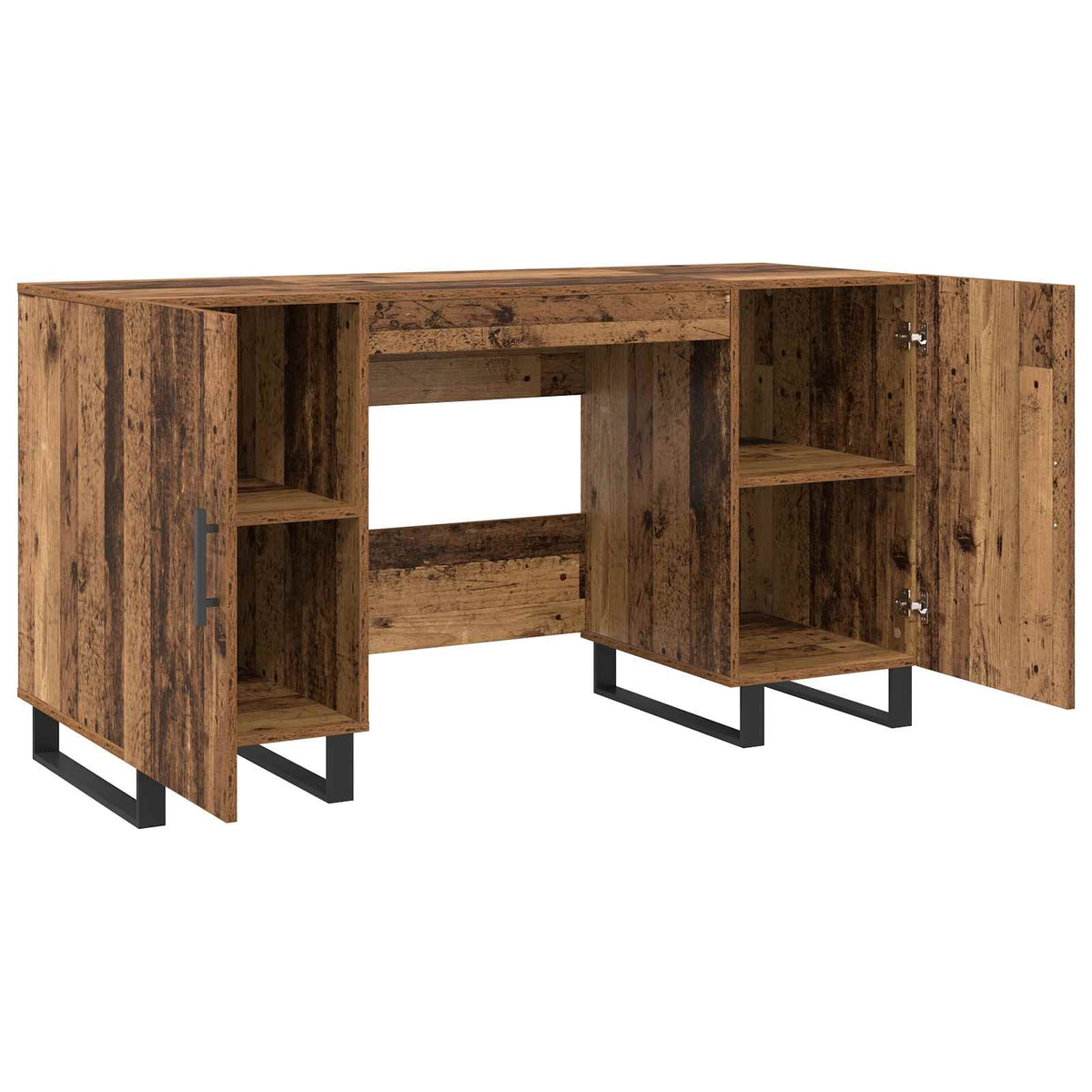 vidaXL Desk Old wood Engineered wood 140 x 50 x 75 cm