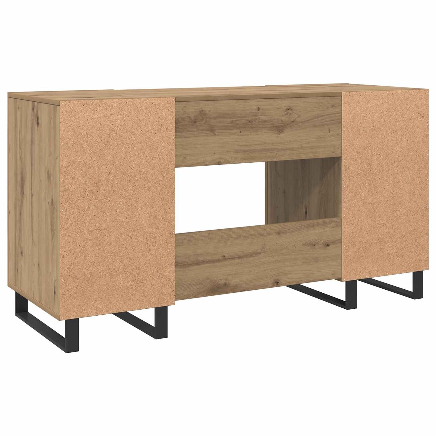 vidaXL Desk Artisan oak Engineered wood 140 x 50 x 75 cm