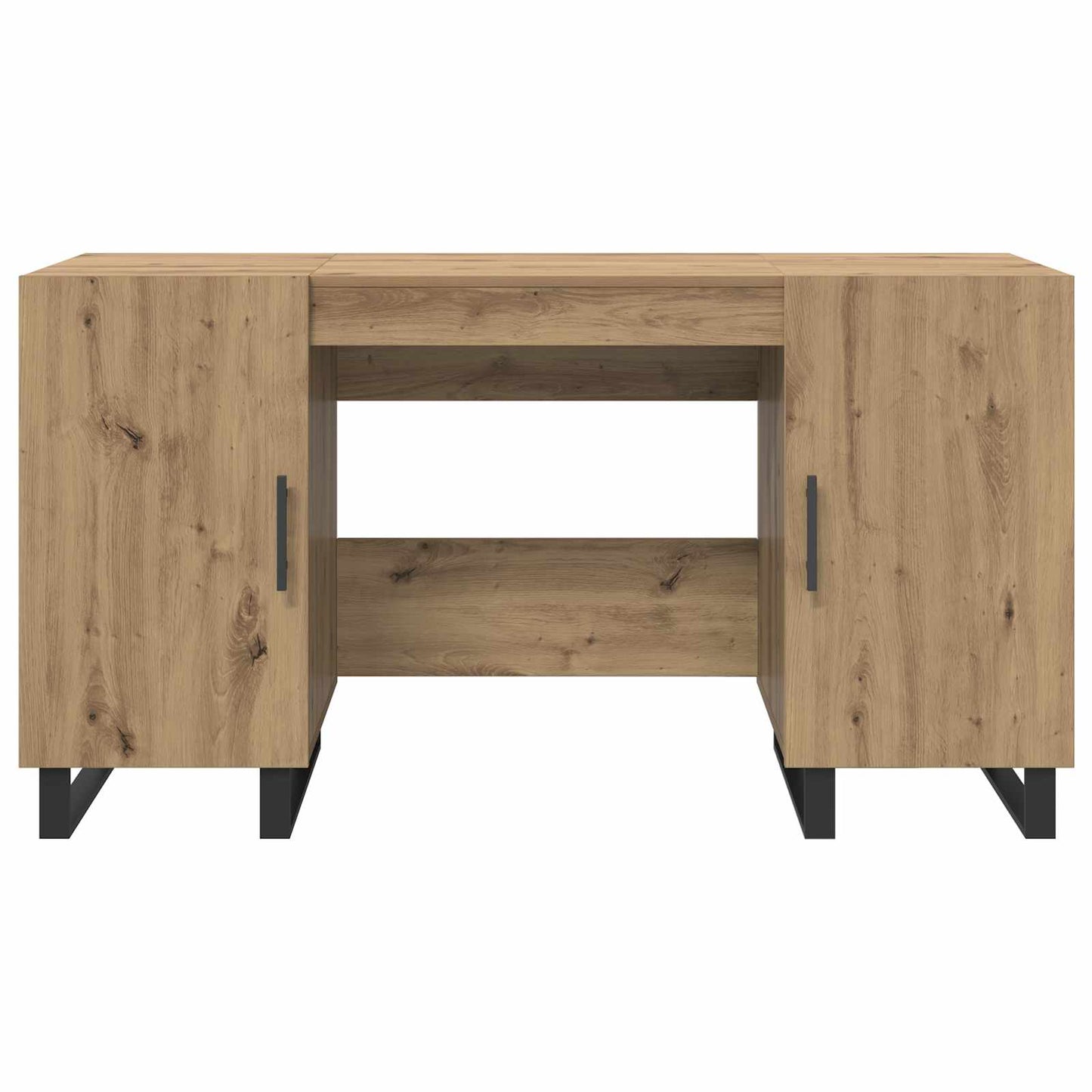 vidaXL Desk Artisan oak Engineered wood 140 x 50 x 75 cm