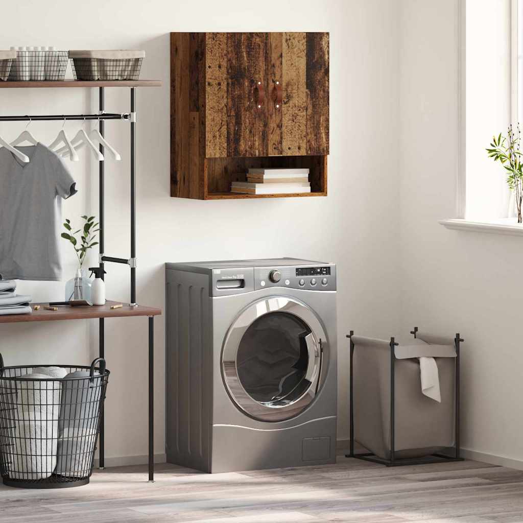 vidaXL Wall Cabinet Old wood 60 x 31 x 70 cm Engineered wood