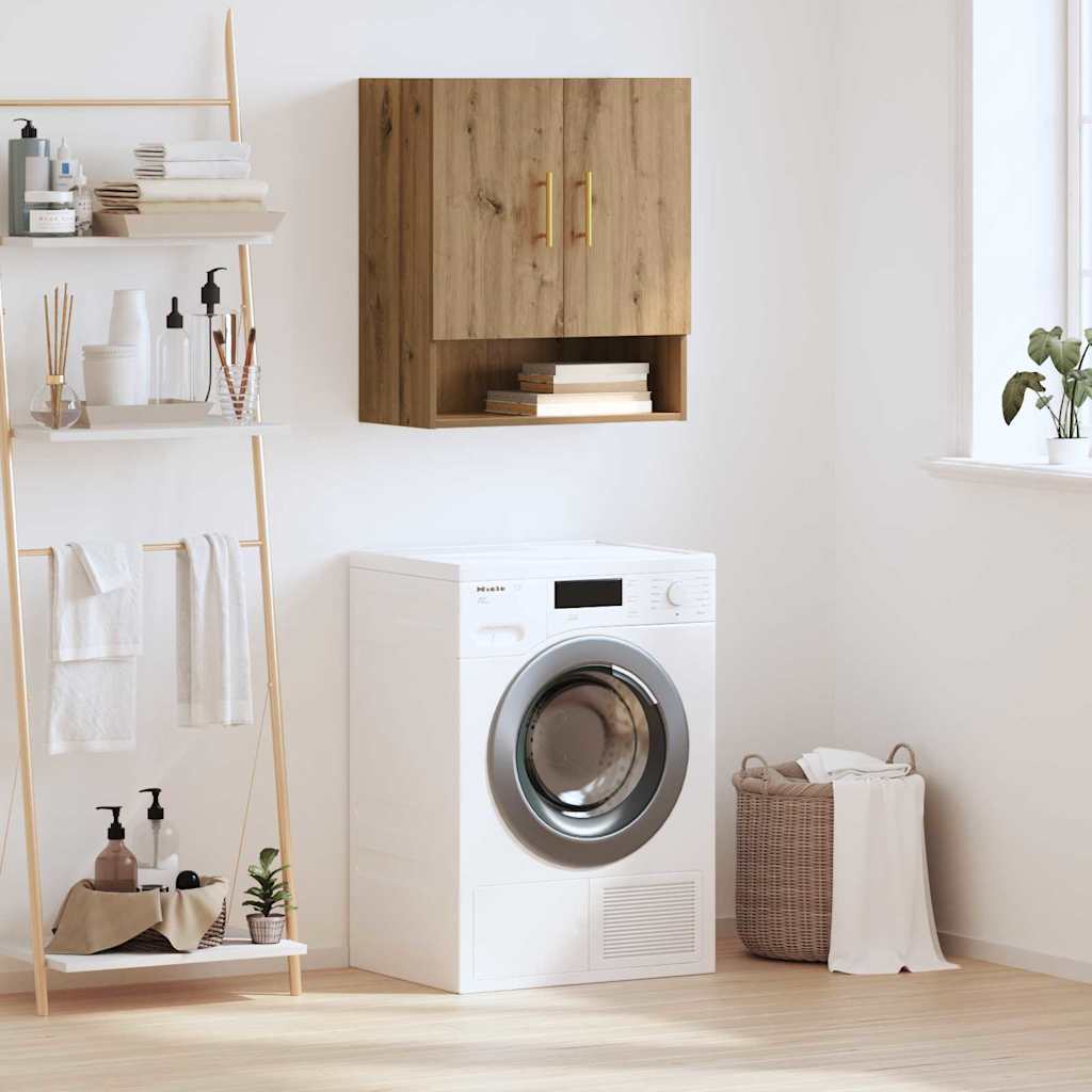 vidaXL Wall Cabinet 60 x 31 x 70 cm Engineered wood Artisan oak