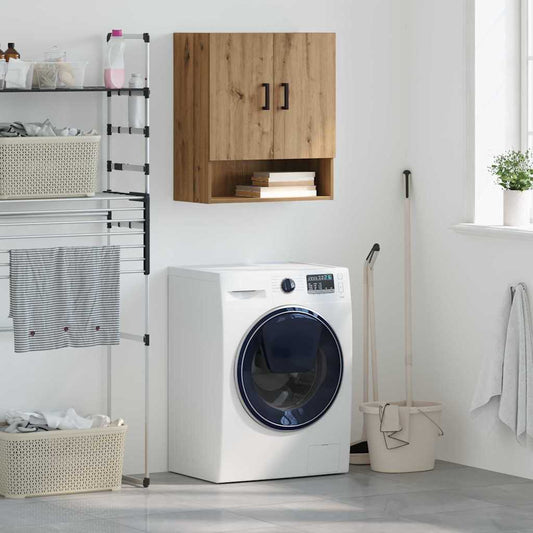 vidaXL Wall Cabinet 60 x 31 x 70 cm Engineered wood Artisan oak