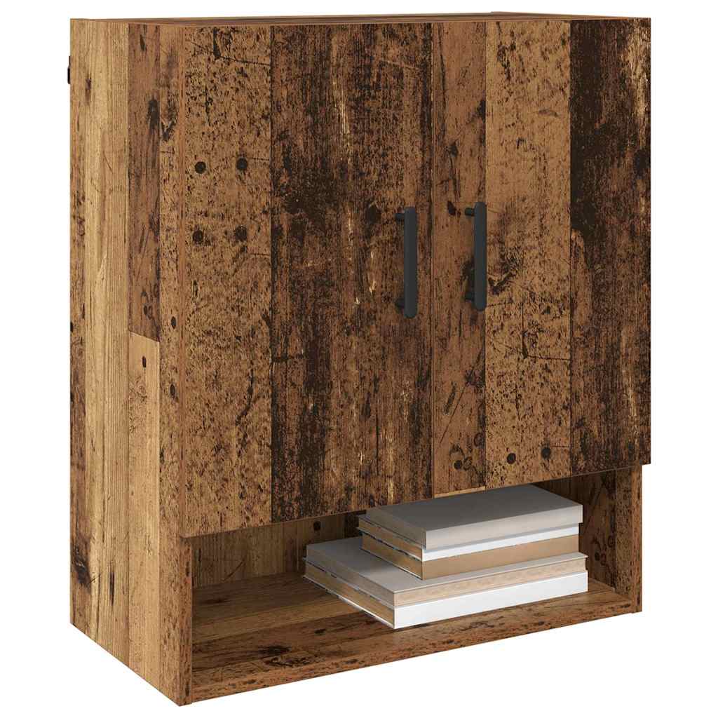 vidaXL Wall-Mounted Cabinet Old Wood 60 x 31 x 70 cm Engineered Wood