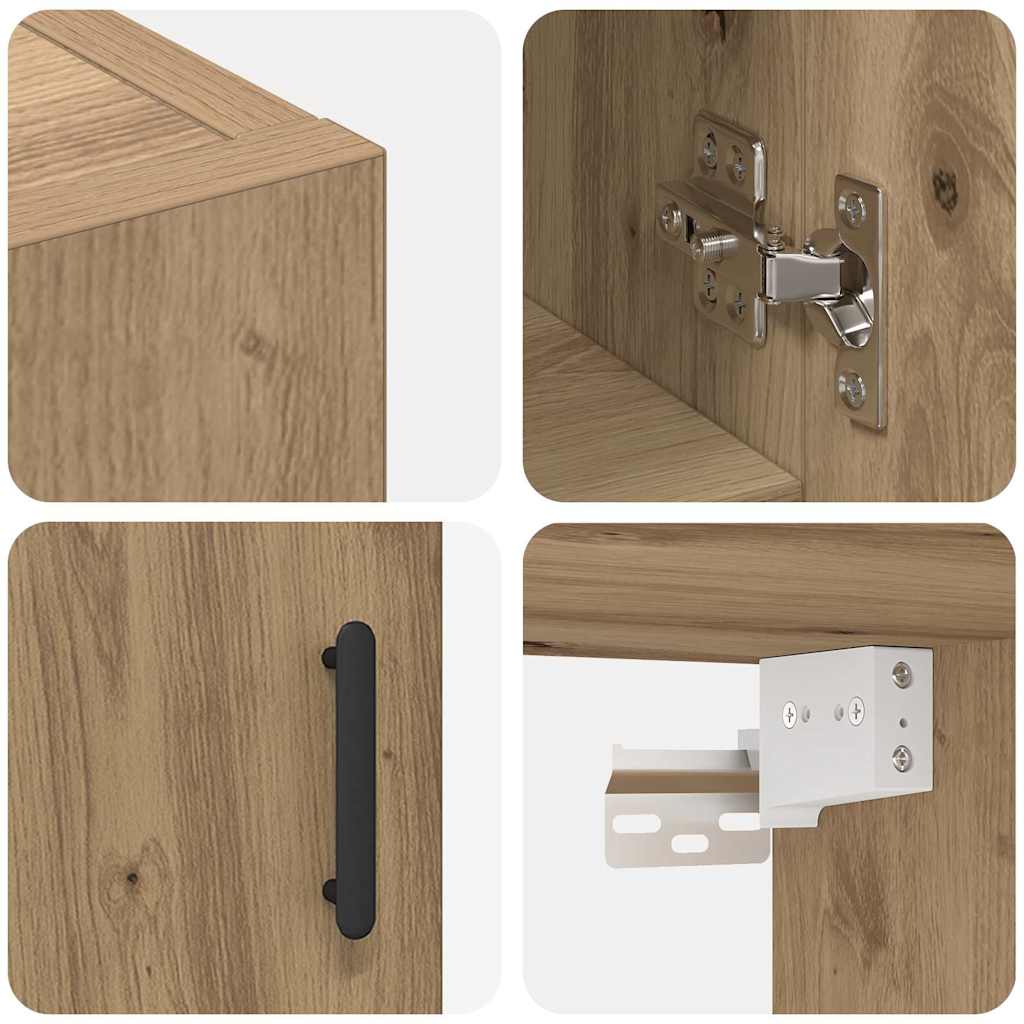vidaXL Wall-Mounted Cabinet 60 x 31 x 70 cm Engineered Wood