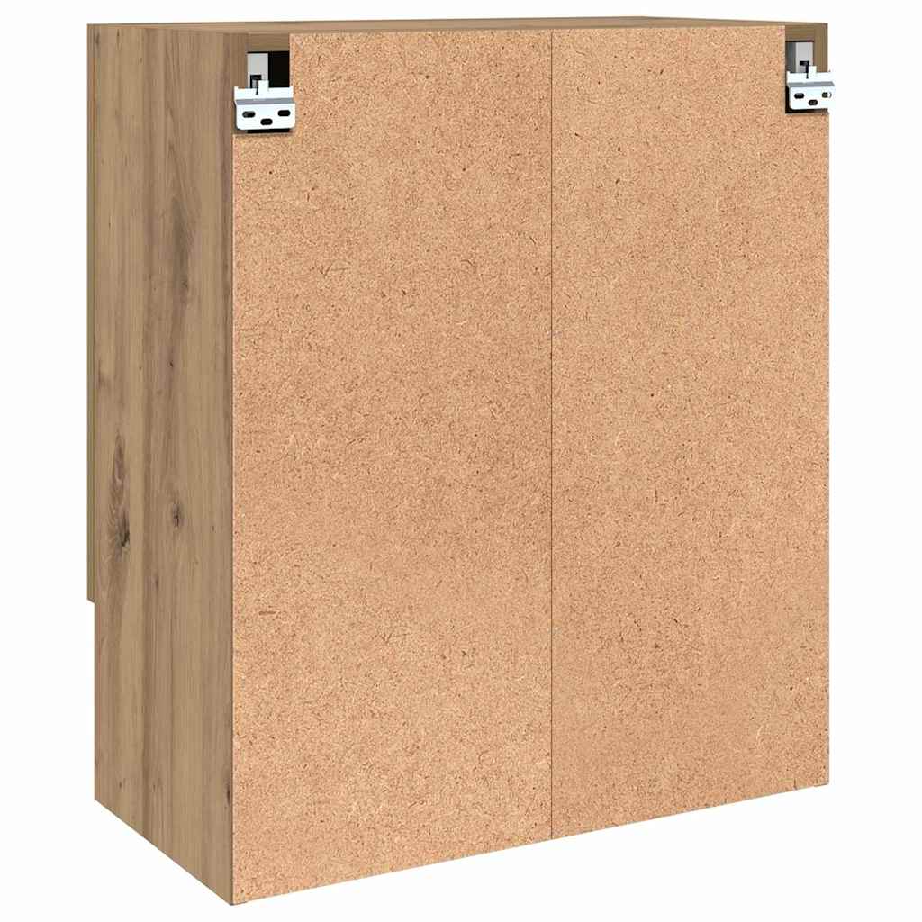 vidaXL Wall-Mounted Cabinet Wall-mounted Artisan Oak 60 x 31 x 70 cm
