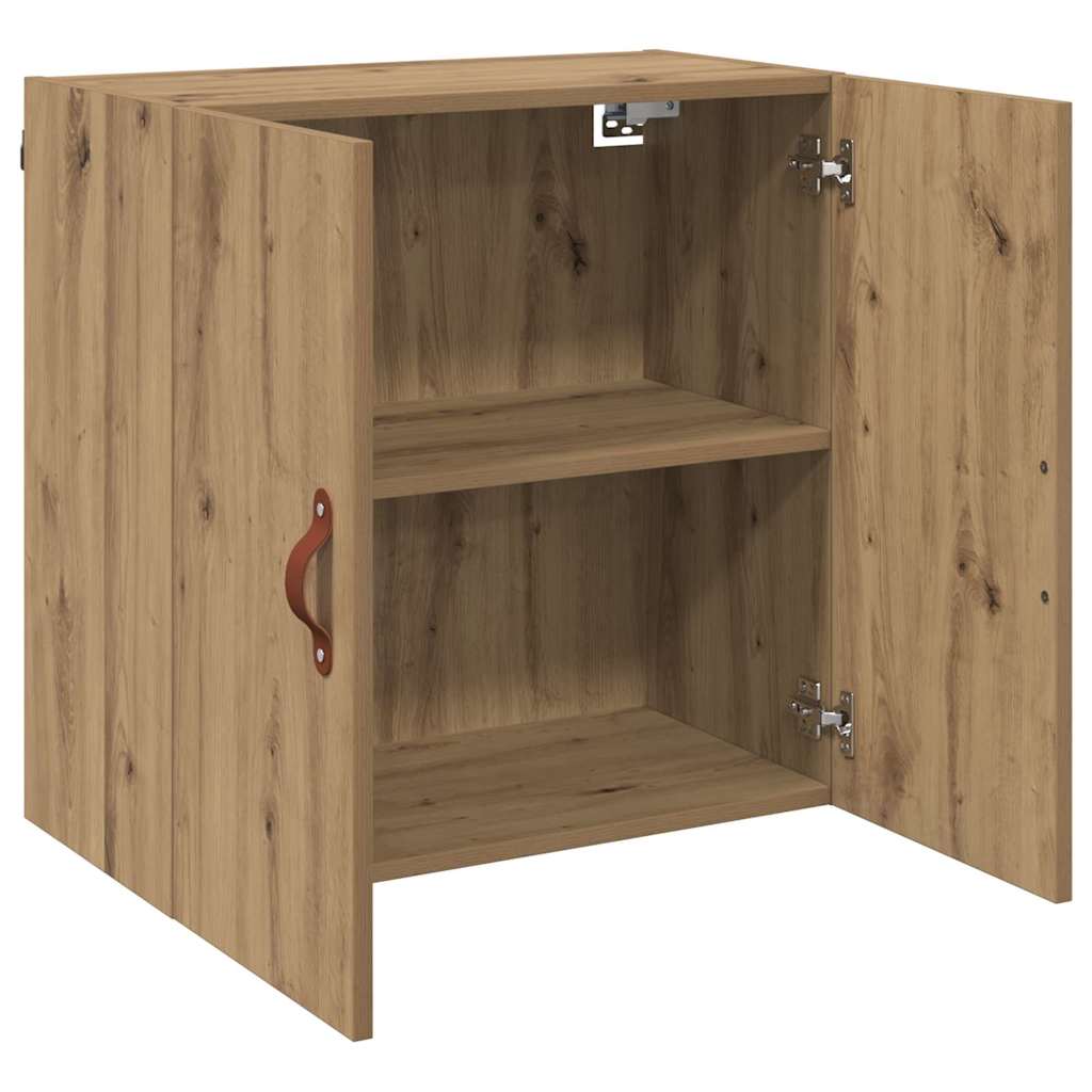 vidaXL Wall Cabinet 60 x 31 x 60 cm Engineered wood Artisan oak