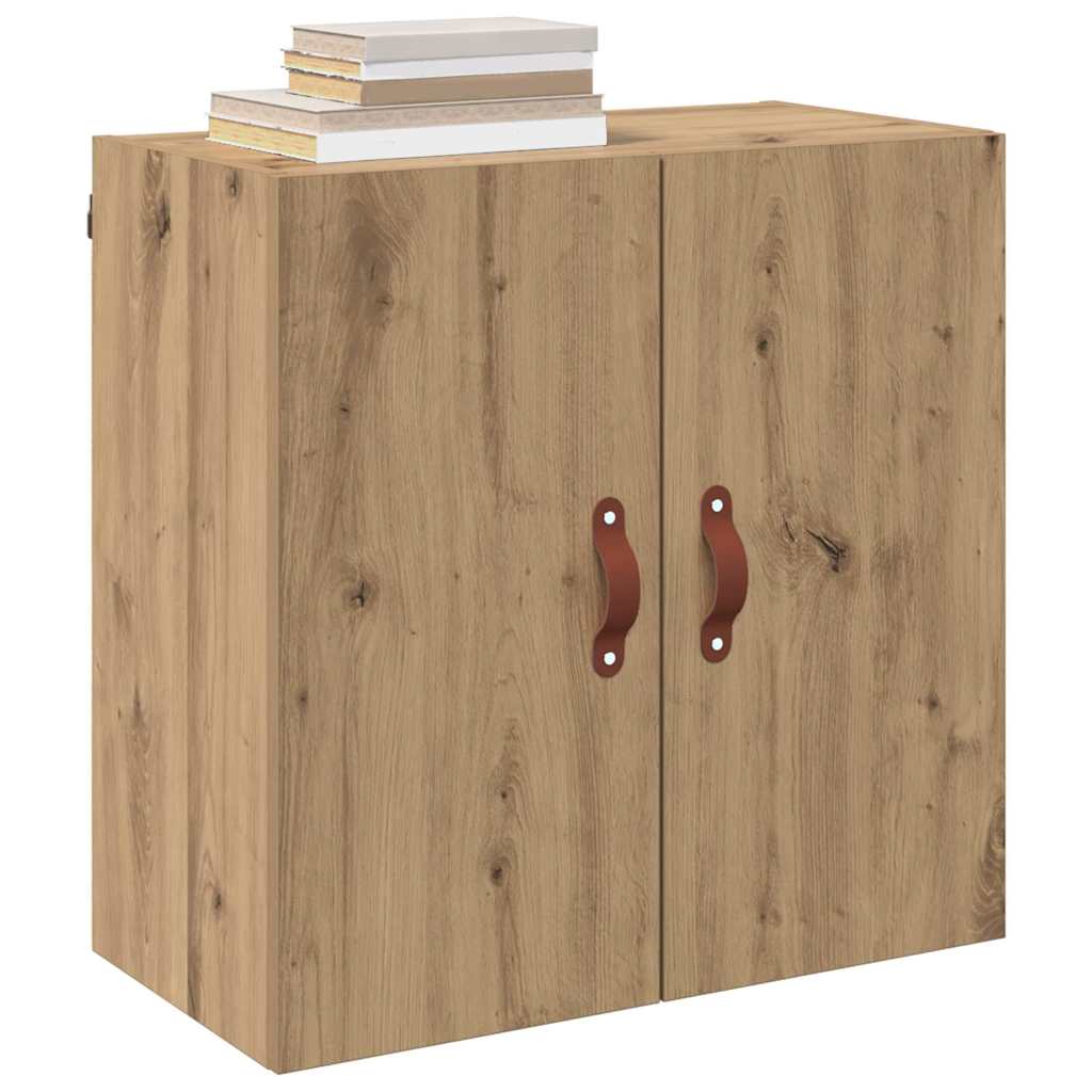 vidaXL Wall Cabinet 60 x 31 x 60 cm Engineered wood Artisan oak
