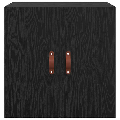 vidaXL Wall Cabinet Black oak 60 x 31 x 60 cm Engineered wood