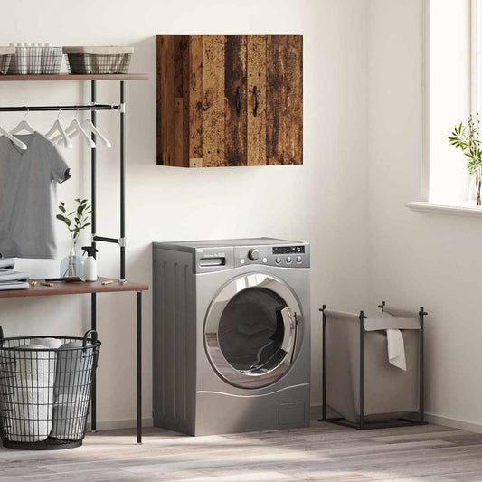 vidaXL Wall-Mounted Cabinet Old Wood 60 x 31 x 60 cm Engineered Wood