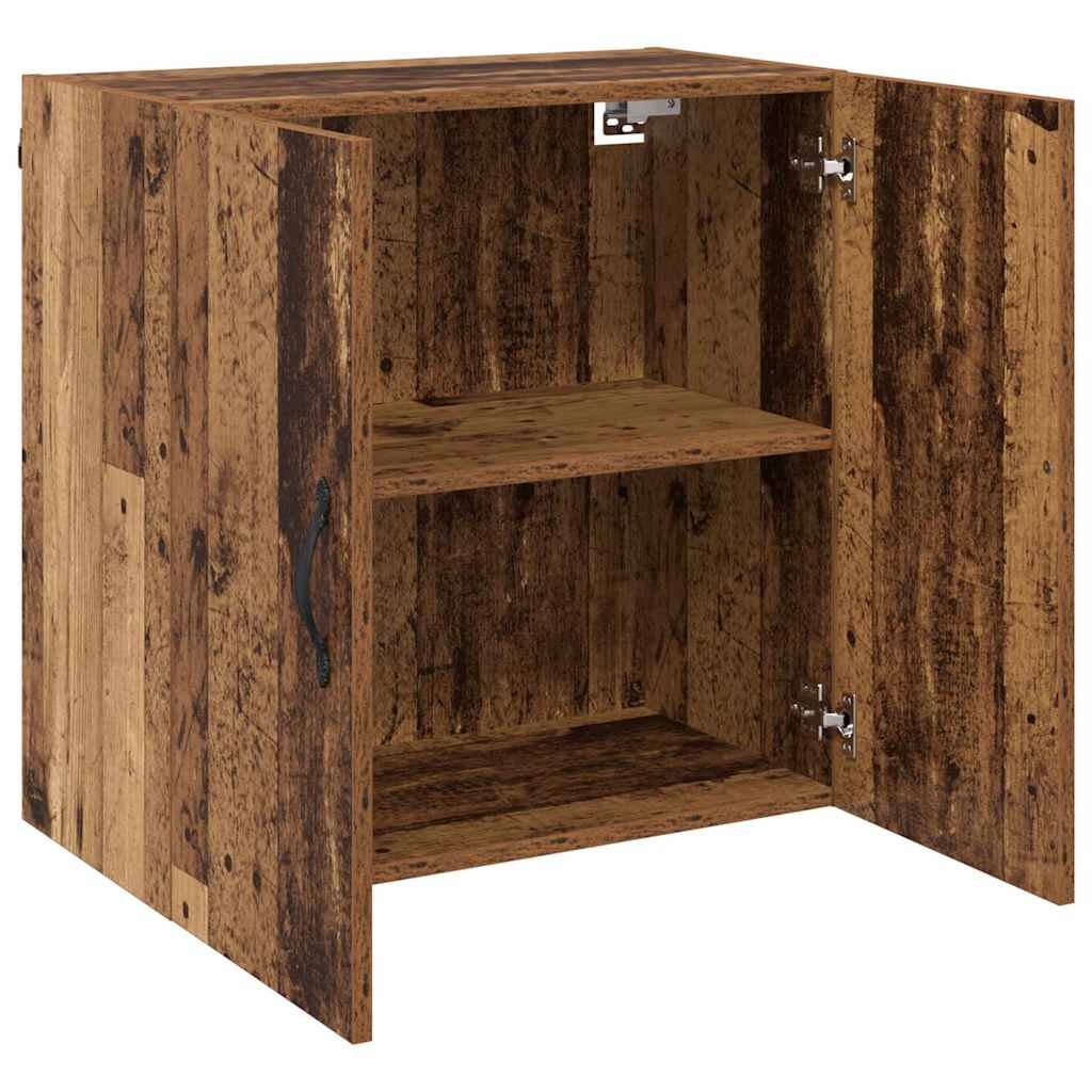 vidaXL Wall-Mounted Cabinet Old Wood 60 x 31 x 60 cm Engineered Wood