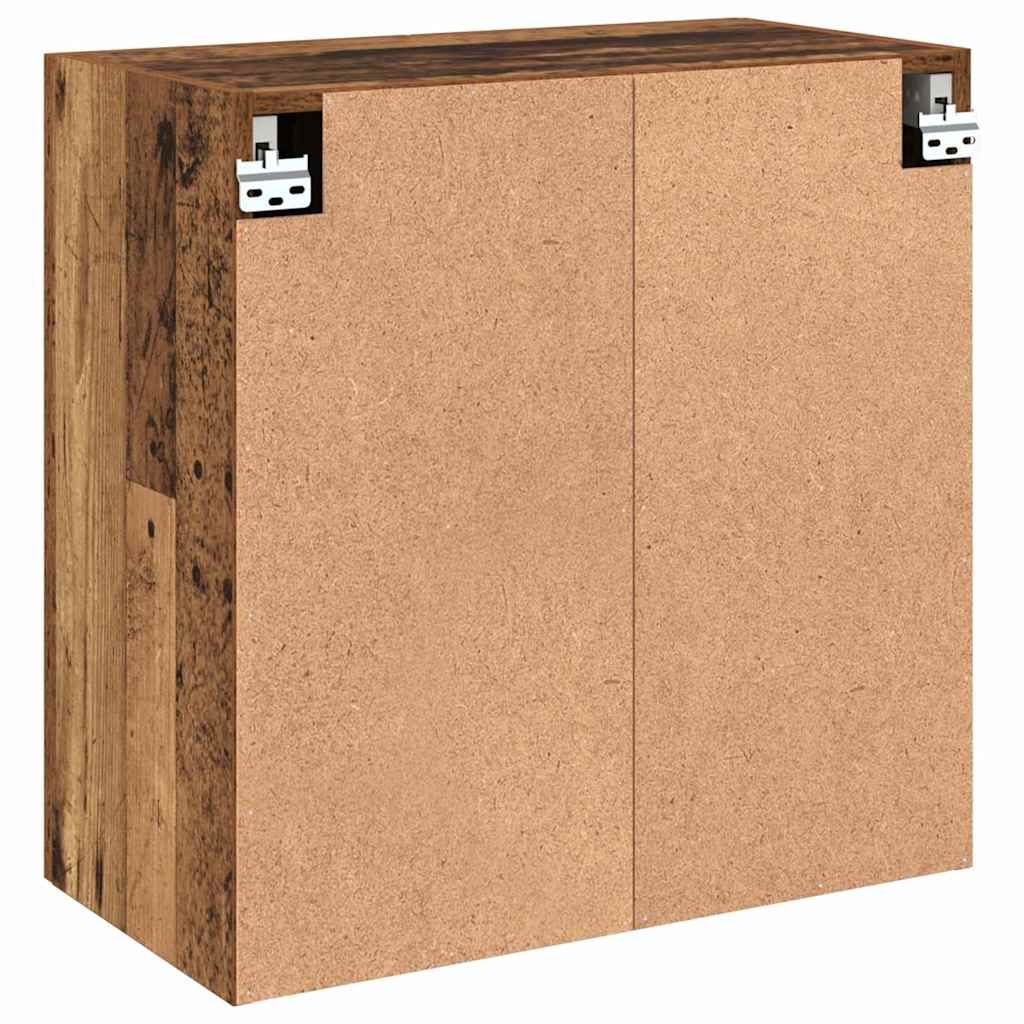 vidaXL Wall-Mounted Cabinet Old Wood 60 x 31 x 60 cm Engineered Wood