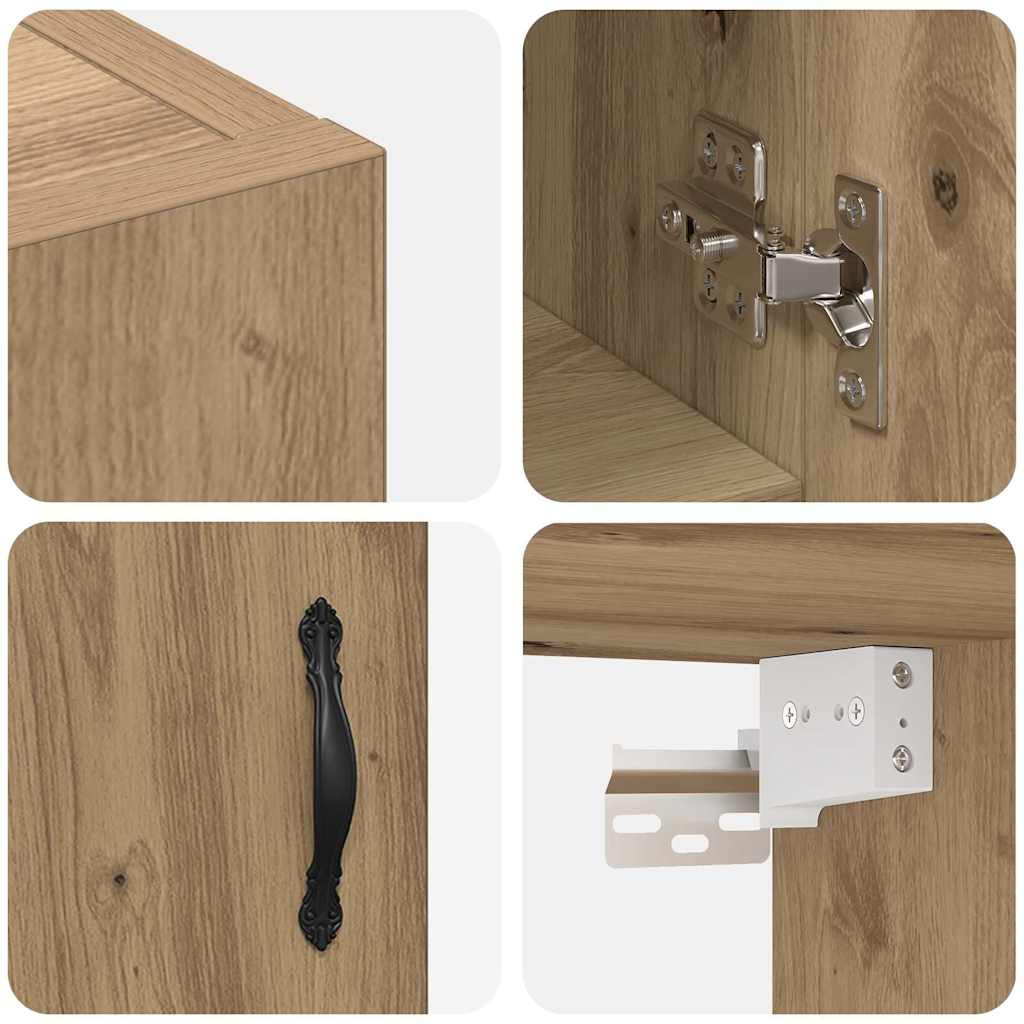 vidaXL Wall-Mounted Cabinet 60 x 31 x 60 cm Engineered Wood