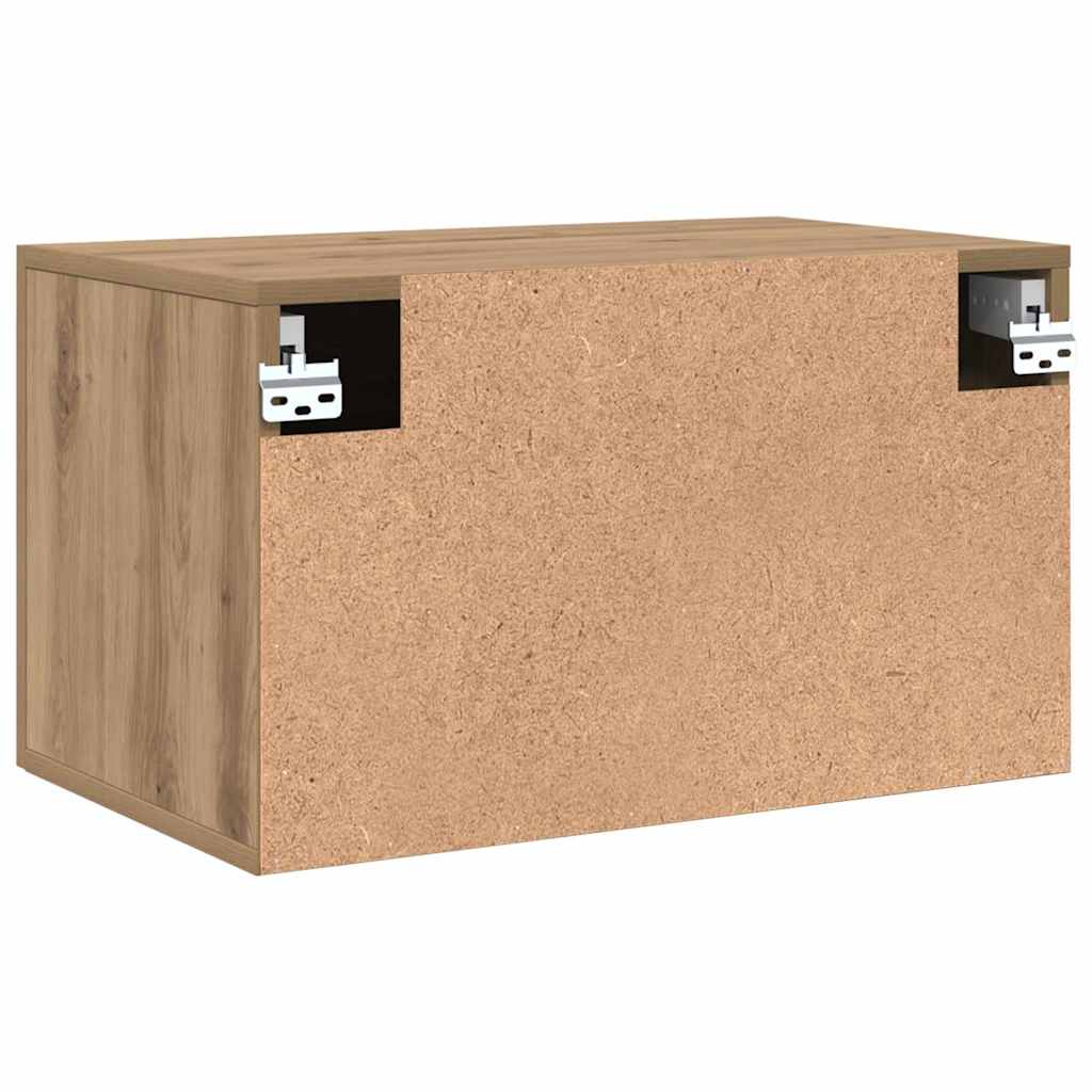 vidaXL Wall-Mounted Cabinet Wall-mounted Artisan Oak 60 x 36.5 x 35 cm