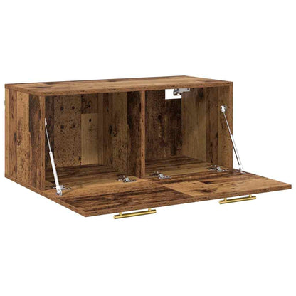 vidaXL Wall Cabinet 80 x 36.5 x 35 cm Engineered Wood Old wood