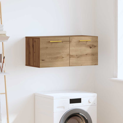 vidaXL Wall Cabinet 80 x 36.5 x 35 cm Engineered wood Artisan oak
