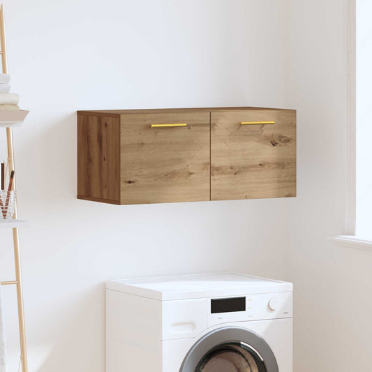 vidaXL Wall Cabinet 80 x 36.5 x 35 cm Engineered wood Artisan oak