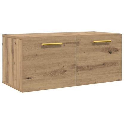 vidaXL Wall Cabinet 80 x 36.5 x 35 cm Engineered wood Artisan oak