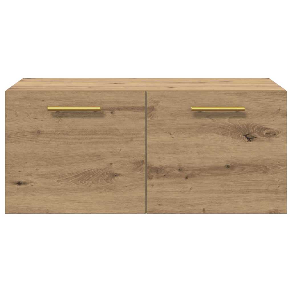 vidaXL Wall Cabinet 80 x 36.5 x 35 cm Engineered wood Artisan oak