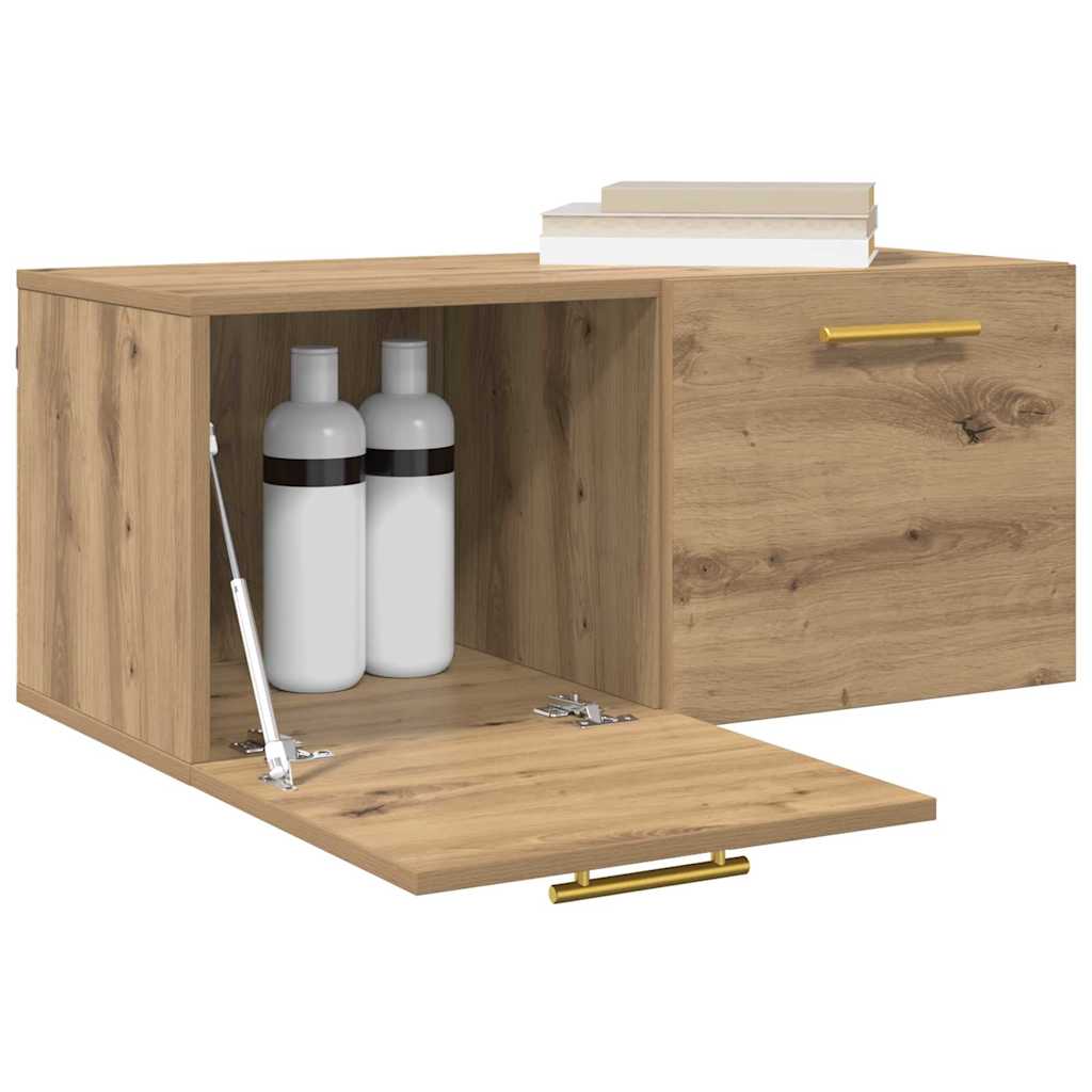 vidaXL Wall Cabinet 80 x 36.5 x 35 cm Engineered wood Artisan oak